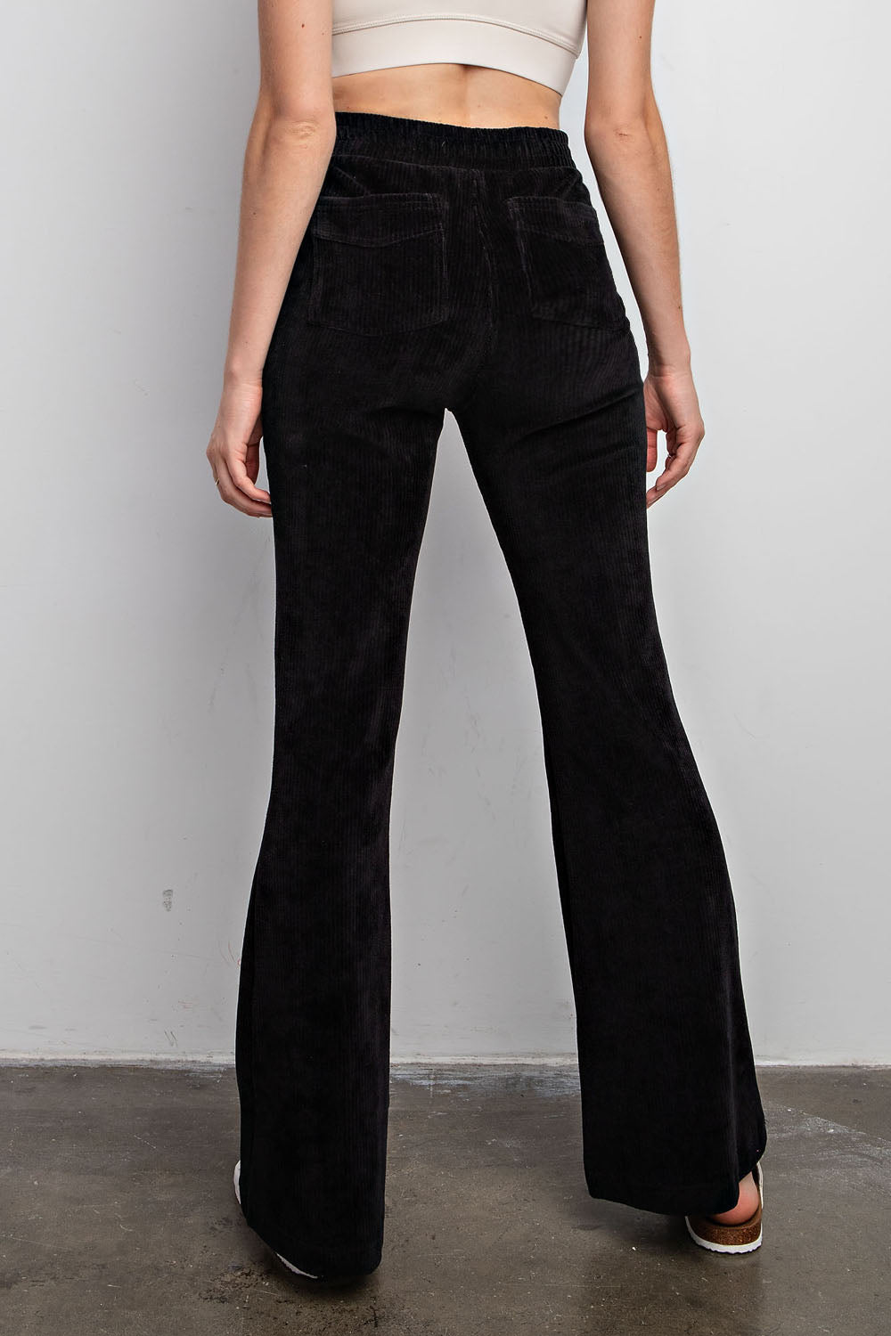 Rae Mode velvet Flared Pants
