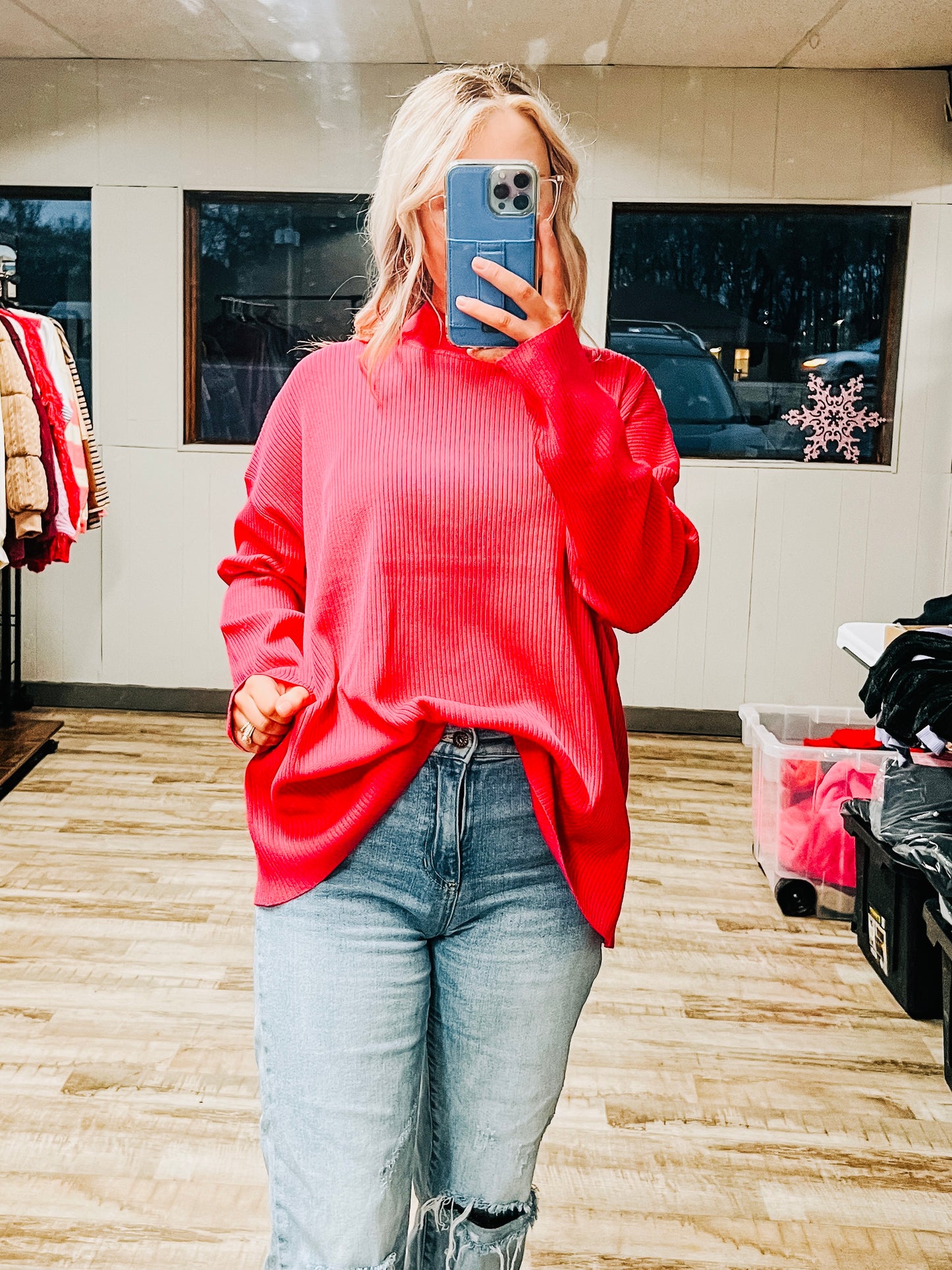 Zenana Drop Shoulder Sweater