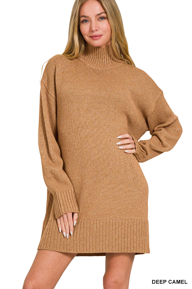 Camel Knit Dress