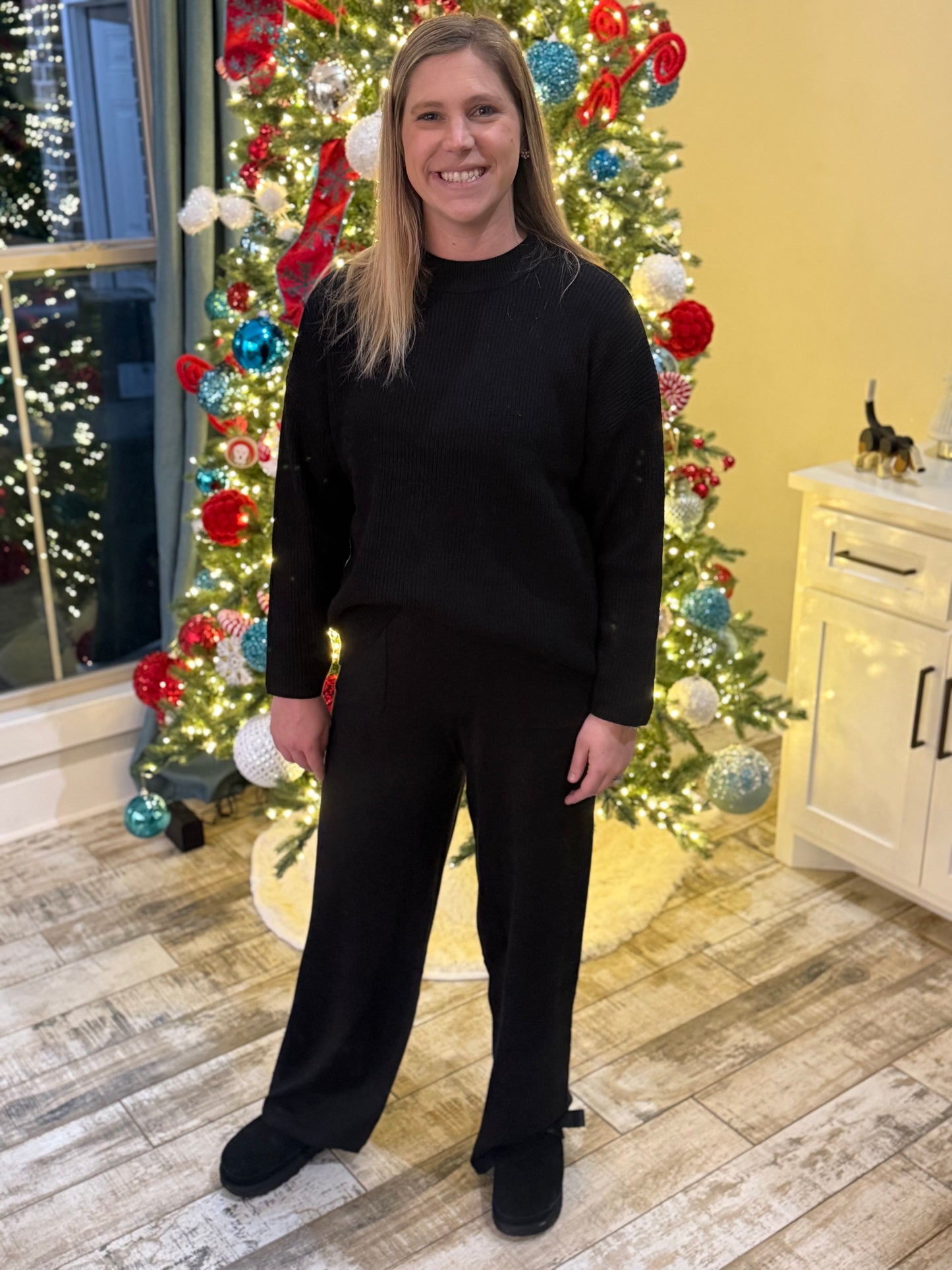 Black Sweater Set