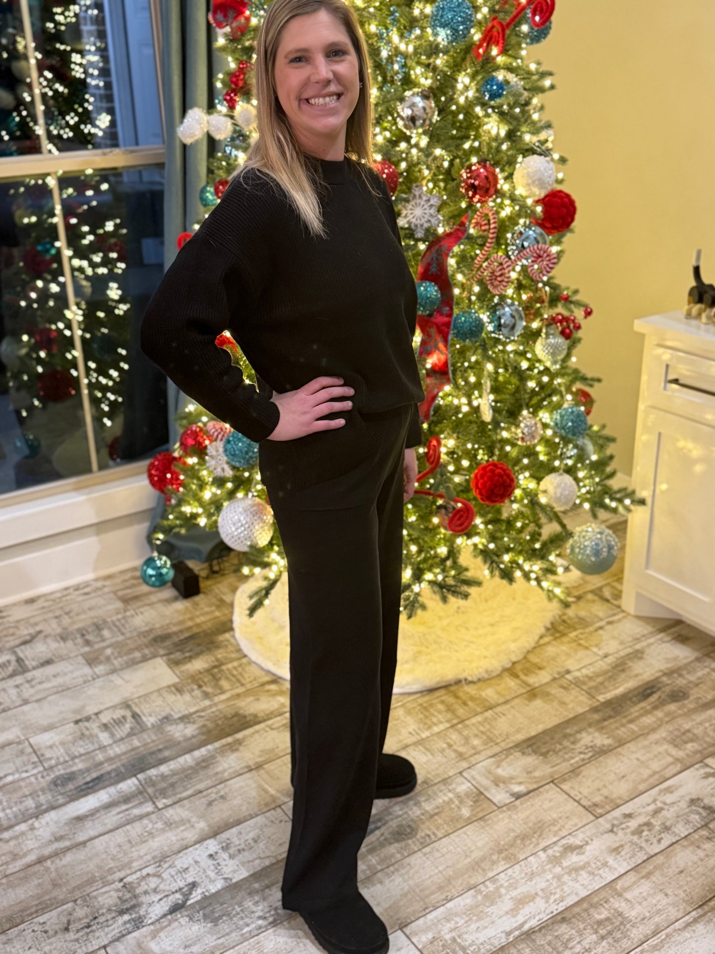 Black Sweater Set