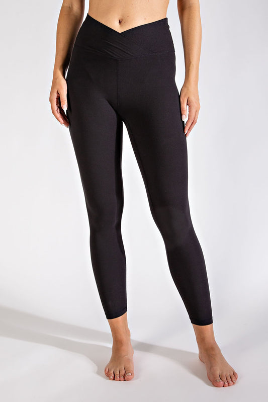 Rae Mode Butter Soft V Waist Full Size Leggings