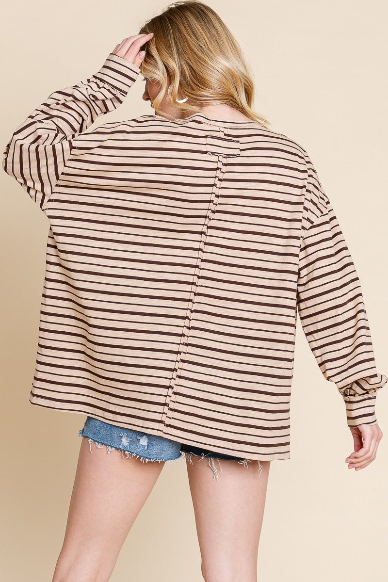Striped Oversized Sweater