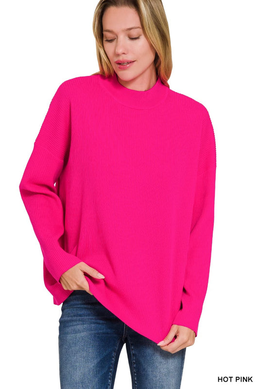 Zenana Drop Shoulder Sweater