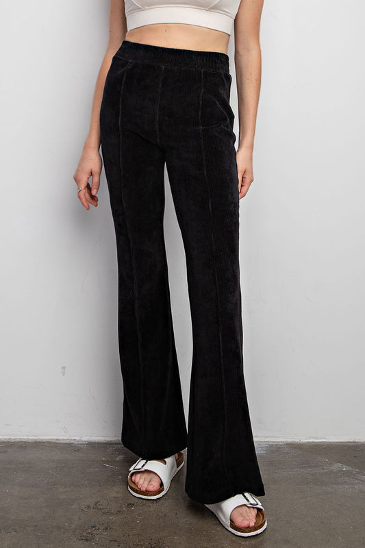 Rae Mode velvet Flared Pants