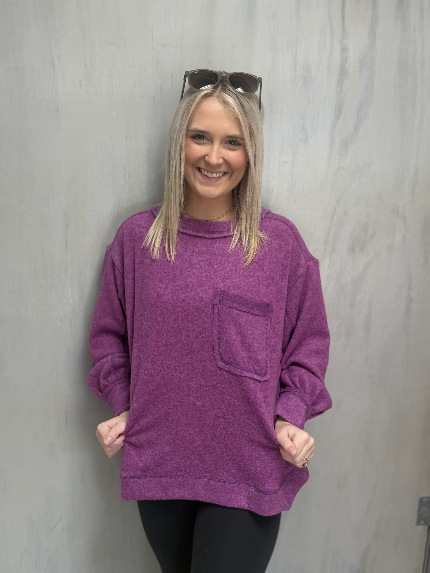 Purple Long Sleeve Shirt