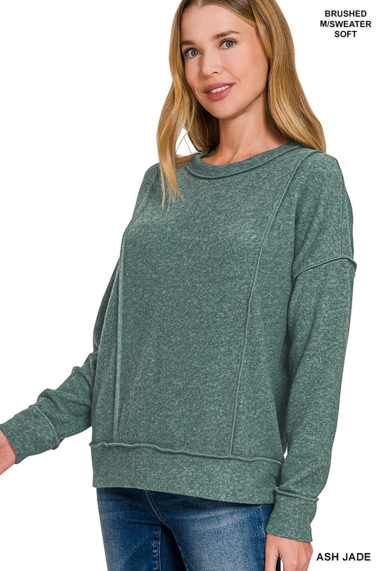 Zenana Drop Shoulder Sweater