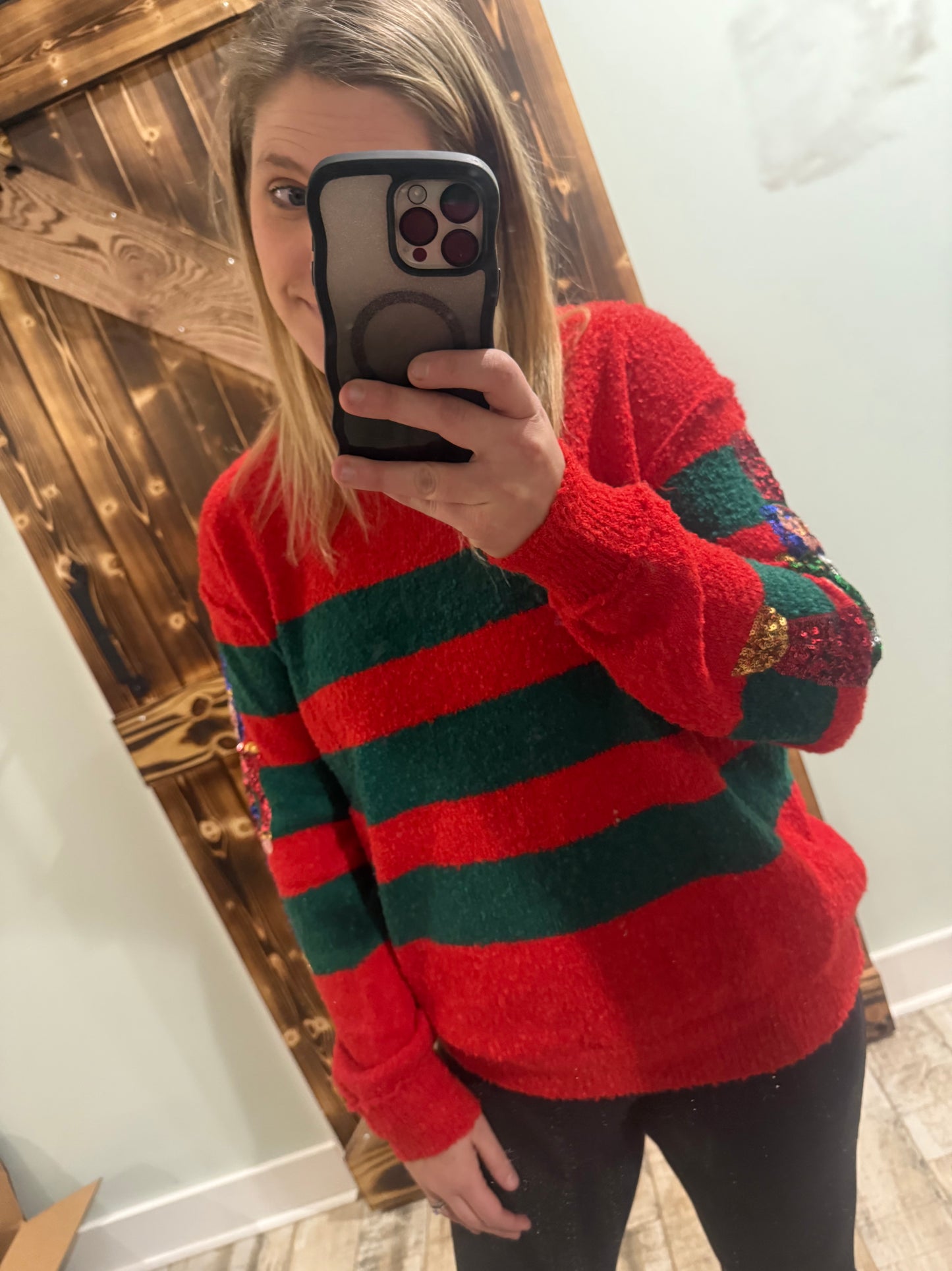 Red Nutcraker Sweater