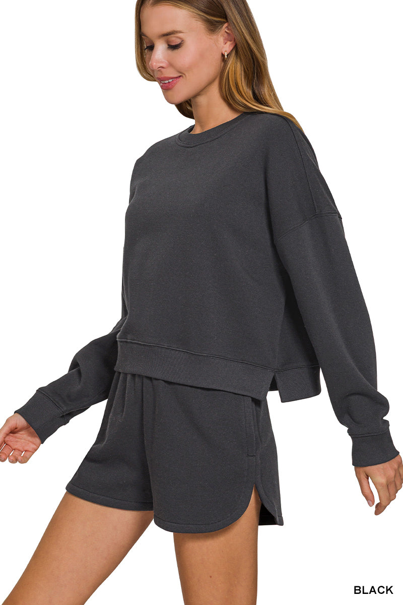 Sweatshirt & Shorts Set